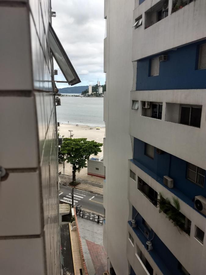 Apto pé na areia São Vicente Exterior foto